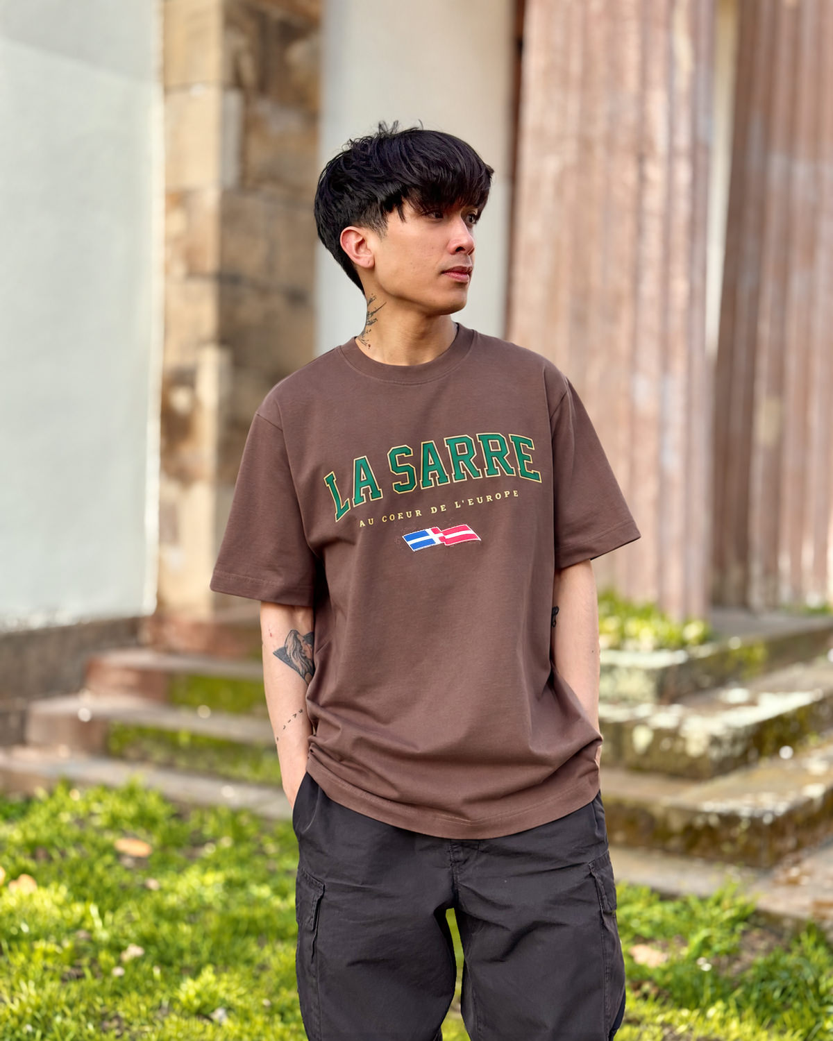 Oversized T-Shirt SANDRO/SYLVIA <span>in Mocca V1</span> – Bild 2