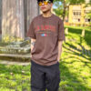Oversized T-Shirt SANDRO/SYLVIA <span>in Mocca V2</span>