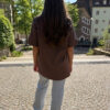 Oversized T-Shirt SANDRO/SYLVIA <span>in Mocca V1</span> – Bild 5