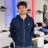 Zipper-Hoodie MARCUS/MARINA <span>in Navy</span>