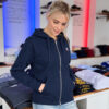 Zipper-Hoodie MARCUS/MARINA <span>in Navy</span> – Bild 2