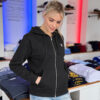 Zipper-Hoodie MARCUS/MARINA <span>in Schwarz</span> – Bild 8