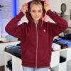 Zipper-Hoodie MARCUS/MARINA <span>in Bordeaux</span> – Bild 8