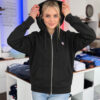 Zipper-Hoodie MARCUS/MARINA <span>in Schwarz</span> – Bild 2