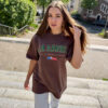 Oversized T-Shirt SANDRO/SYLVIA <span>in Mocca V1</span>
