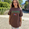 Oversized T-Shirt SANDRO/SYLVIA <span>in Mocca V1</span> – Bild 7