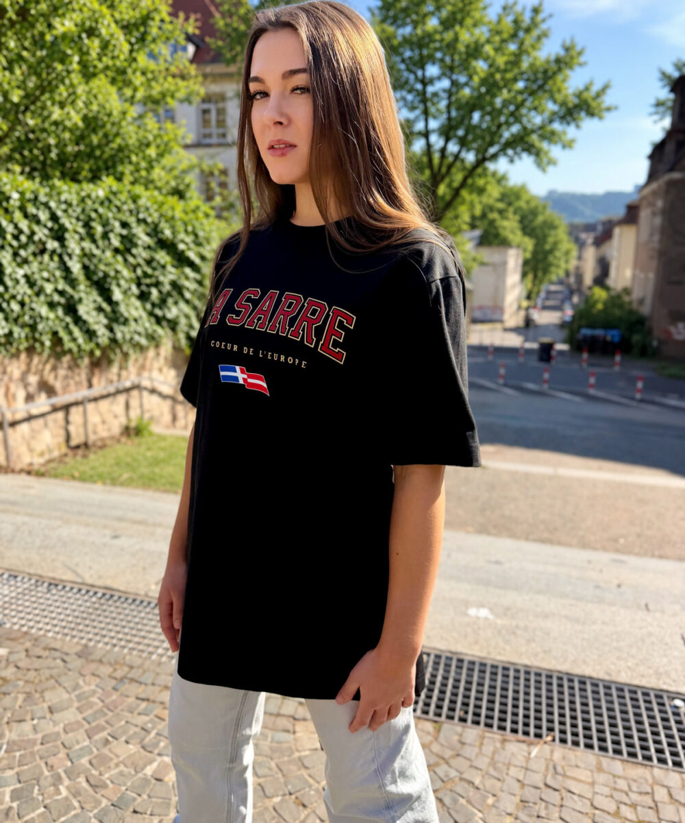 Oversized T-Shirt SANDRO/SYLVIA <span>in Schwarz V2</span>