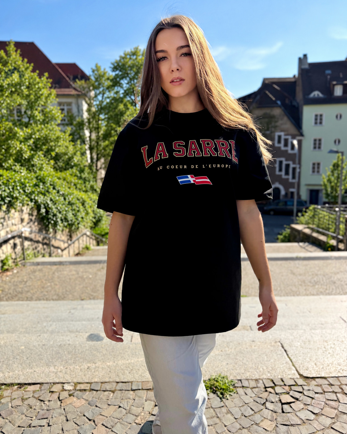 Oversized T-Shirt SANDRO/SYLVIA <span>in Schwarz V2</span> – Bild 7
