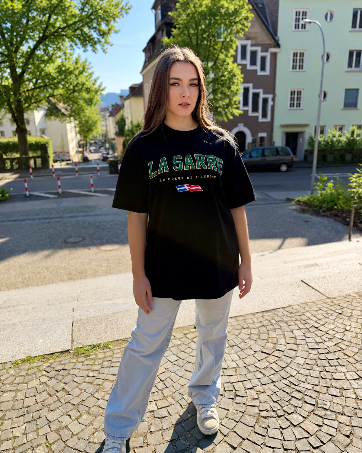Oversized T-Shirt SANDRO/SYLVIA <span>in Schwarz V1</span> – Bild 8