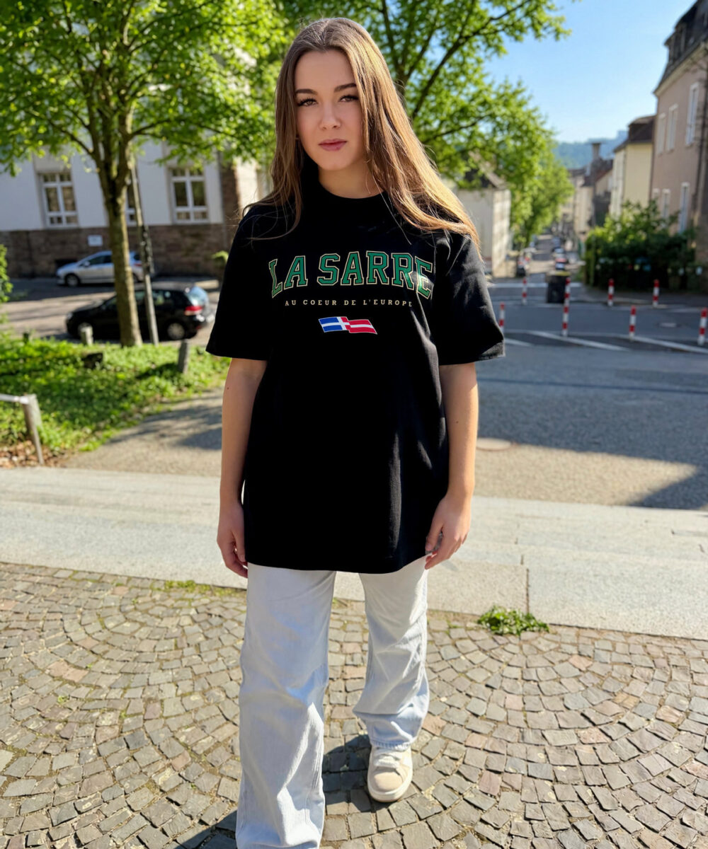Oversized T-Shirt SANDRO/SYLVIA <span>in Schwarz V1</span>