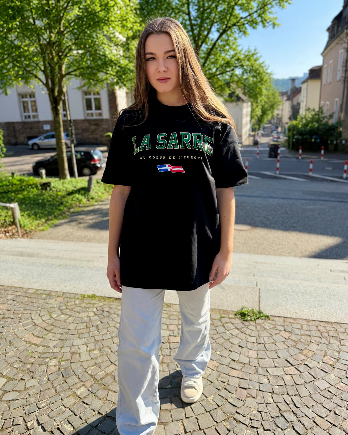 Oversized T-Shirt SANDRO/SYLVIA <span>in Schwarz V1</span>