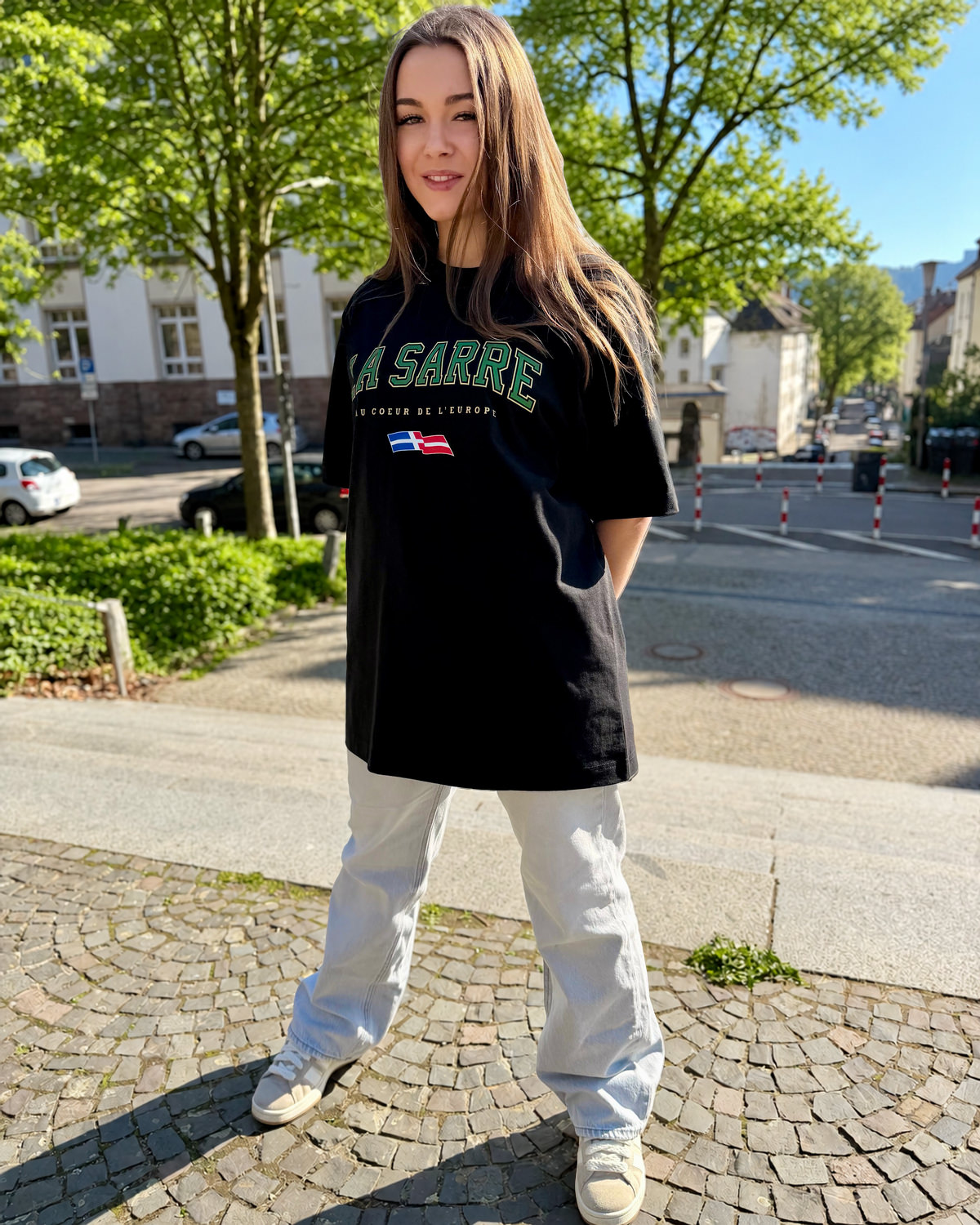 Oversized T-Shirt SANDRO/SYLVIA <span>in Schwarz V1</span> – Bild 7