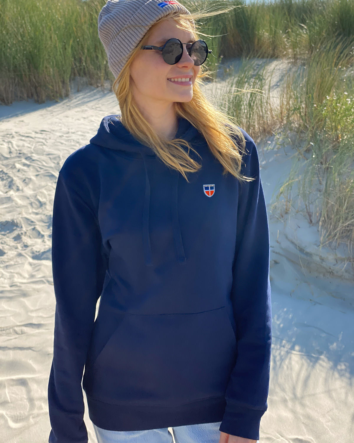 Hoodie NILS/NELE <span>in Navy</span>