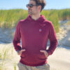 Hoodie NILS/NELE <span>in Bordeaux</span>